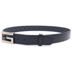 Gucci Square Reversible Leather Belt Black Silver — view 4