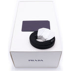 Prada Re-Nylon Soft Robot Bag Charm Key Ring Key Holder Black Gold — view 6