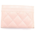 Chanel Rhinestone Card Case Caviar Leather Pink — view 2