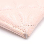 Chanel Rhinestone Card Case Caviar Leather Pink — view 5