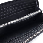 Saint Laurent Paris Zip Around Wallet Black Leather — view 4