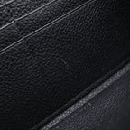 Saint Laurent Paris Zip Around Wallet Black Leather — view 6