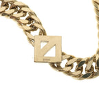 Dior Gold Chain Link Choker Necklace — view 5