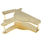 Hermes Horsehead Scarf Ring Gold — view 5