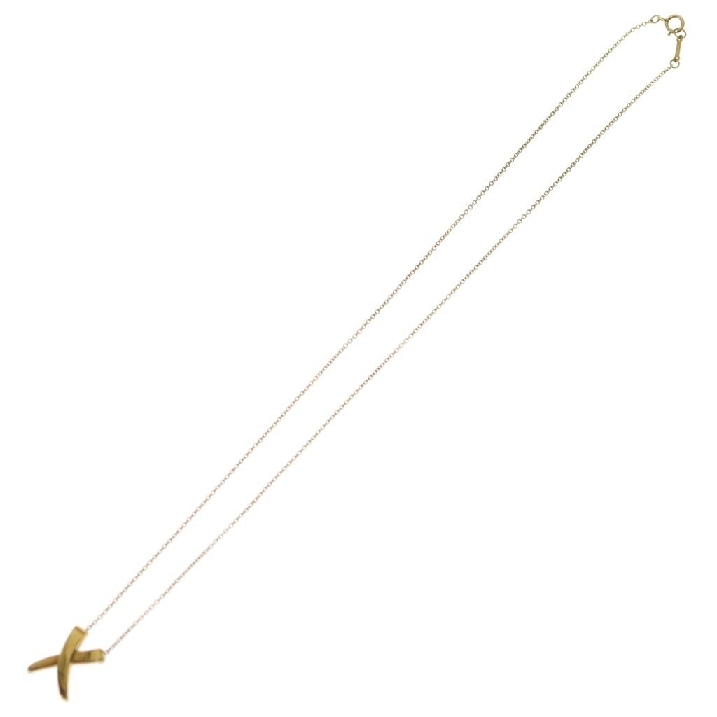Tiffany & Co Paloma Picasso Kiss Pendant Chain Gold YG — view 2