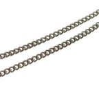 Chanel Camellia Rhinestone CC Logo Pendant Chain Silver — view 6