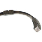 Bottega Veneta Lock Bangle Bracelet Silver — view 5