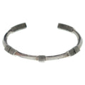 Bottega Veneta Lock Bangle Bracelet Silver