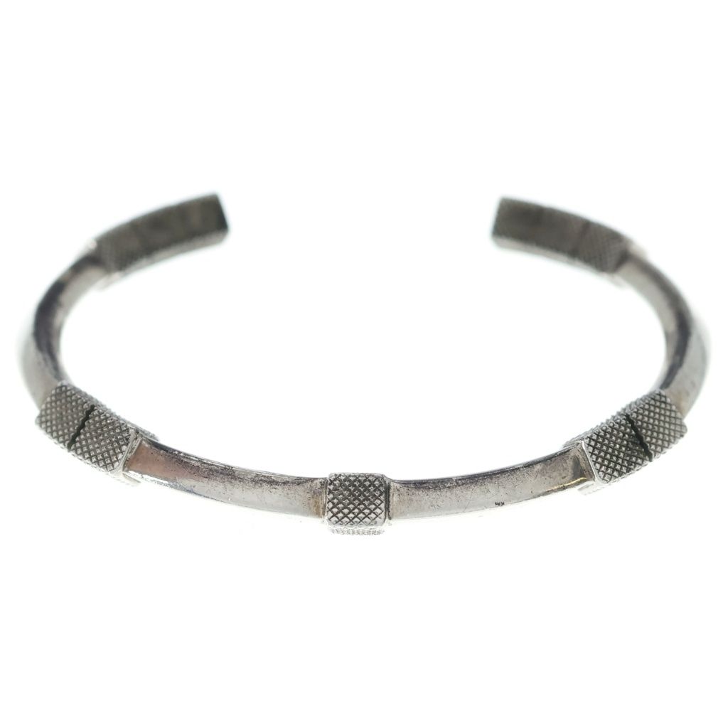 Bottega Veneta Lock Bangle Bracelet Silver