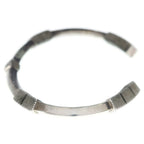 Bottega Veneta Lock Bangle Bracelet Silver — view 4