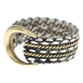 Hermes Vintage Sangled Ring Sangle de Gold Silver