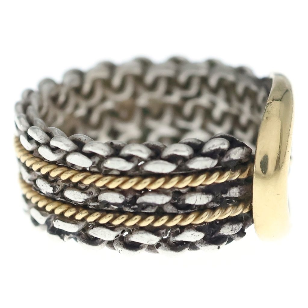 Hermes Vintage Sangled Ring Sangle de Gold Silver