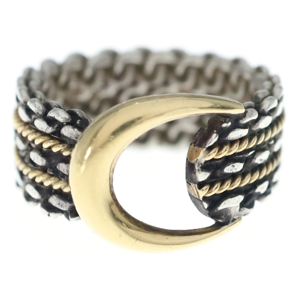 Hermes Vintage Sangled Ring Sangle de Gold Silver