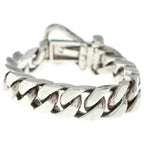 Hermes Vintage Boucle Selier GM Book le Cellier GM Bracelet Silver — view 2