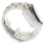 Chanel Black Diamond Bezel Chronograph White Dial Ceramic Automatic Winding — view 3