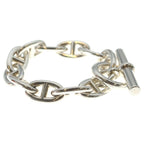 Hermes Chaine D'ancre TGM Chain Bracelet Silver — view 3