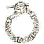 Hermes Chaine D'ancre TGM Chain Bracelet Silver — view 2