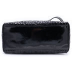 Dior Lady 2-Way Shoulder Bag Black Patent Leather Gold — view 4