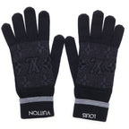 Louis Vuitton Monogram Eclipse Gloves Black