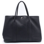 Hermes Garden Party PM Tote Black Negonda Leather Silver — view 2