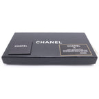 Chanel Round Wallet Card Case Black Caviar Leather Gold — view 6