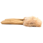 Hermes Fur Suede Gloves Brown — view 4