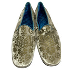 Gucci Belted Flat Slip on Gold — view 2