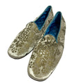 Gucci Belted Flat Slip on Gold