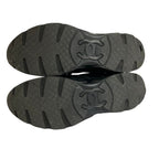 Chanel Tweed Leather Sneakers 38 Black — view 6