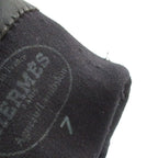 Hermes Princess Kelly Leather Gloves Mink 7 Dark Brown — view 8