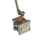 Tiffany & Co Atlas Cube Chain Pendant Silver — view 4