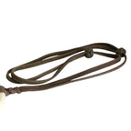 Hermes Tonkin Buffalo Horn Cord Necklace White Brown — view 5