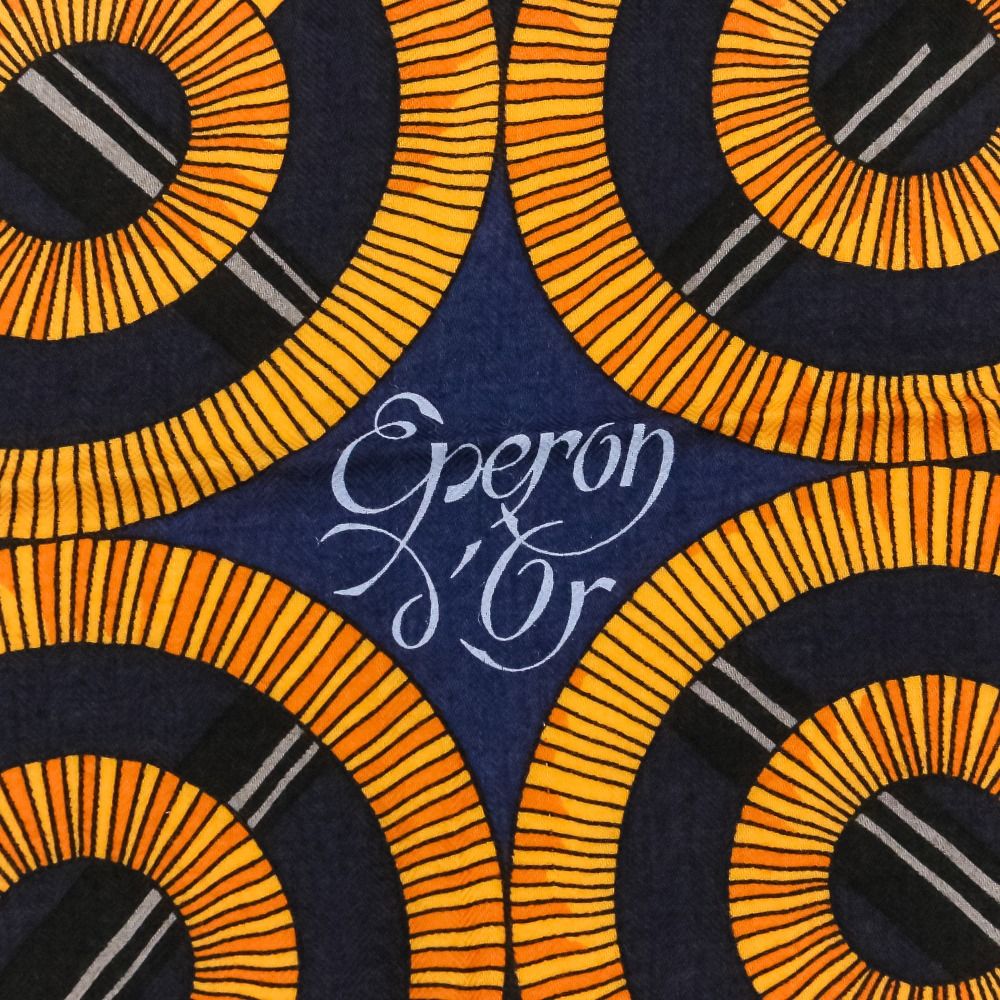 Hermes Eperon D'or Yellow Gold Spur Carre 140 Cashier Geant Large Scarf Dark — view 2