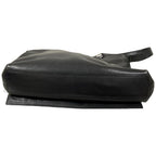 Celine Flap Leather Shoulder Bag Black — view 6