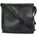 Celine Flap Leather Shoulder Bag Black