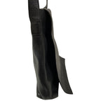 Celine Flap Leather Shoulder Bag Black — view 4