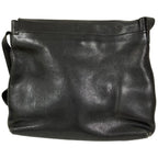 Celine Flap Leather Shoulder Bag Black — view 2