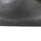 Celine Flap Leather Shoulder Bag Black — view 3