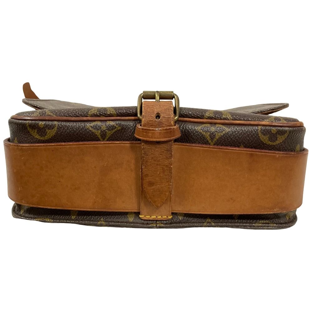 Louis Vuitton Cartouchiere Monogram Shoulder Bag Brown — view 5