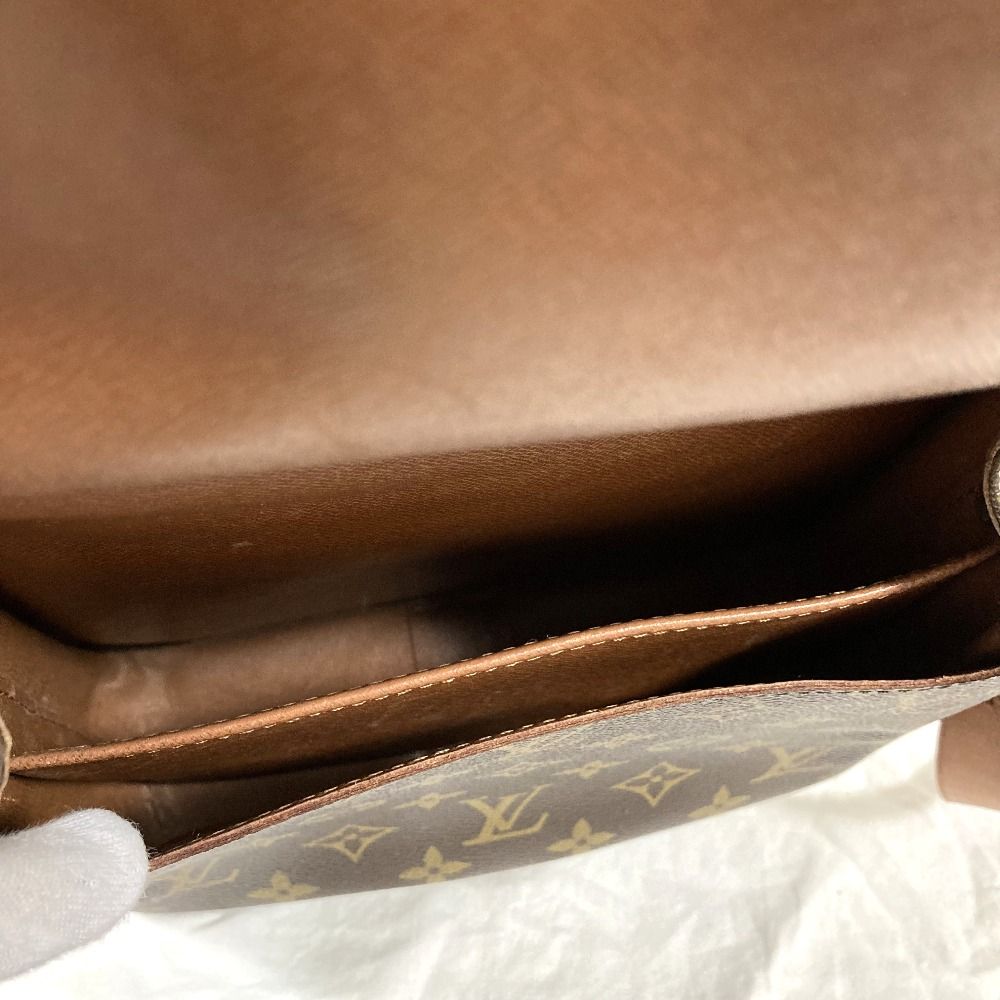 Louis Vuitton Cartouchiere Monogram Shoulder Bag Brown — view 6