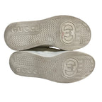 Gucci GG Leather Sneakers 6.5 White — view 8