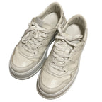Gucci GG Leather Sneakers 6.5 White — view 2