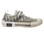 Dior Oblique Low Cut Sneakers 44 White Gray — view 6