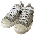 Dior Oblique Low Cut Sneakers 44 White Gray