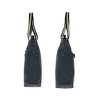 Gucci Black Silver GG Canvas Leather 019 Tote Shoulder — view 8