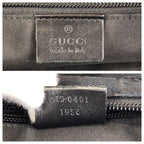 Gucci Black Silver GG Canvas Leather 019 Tote Shoulder — view 4