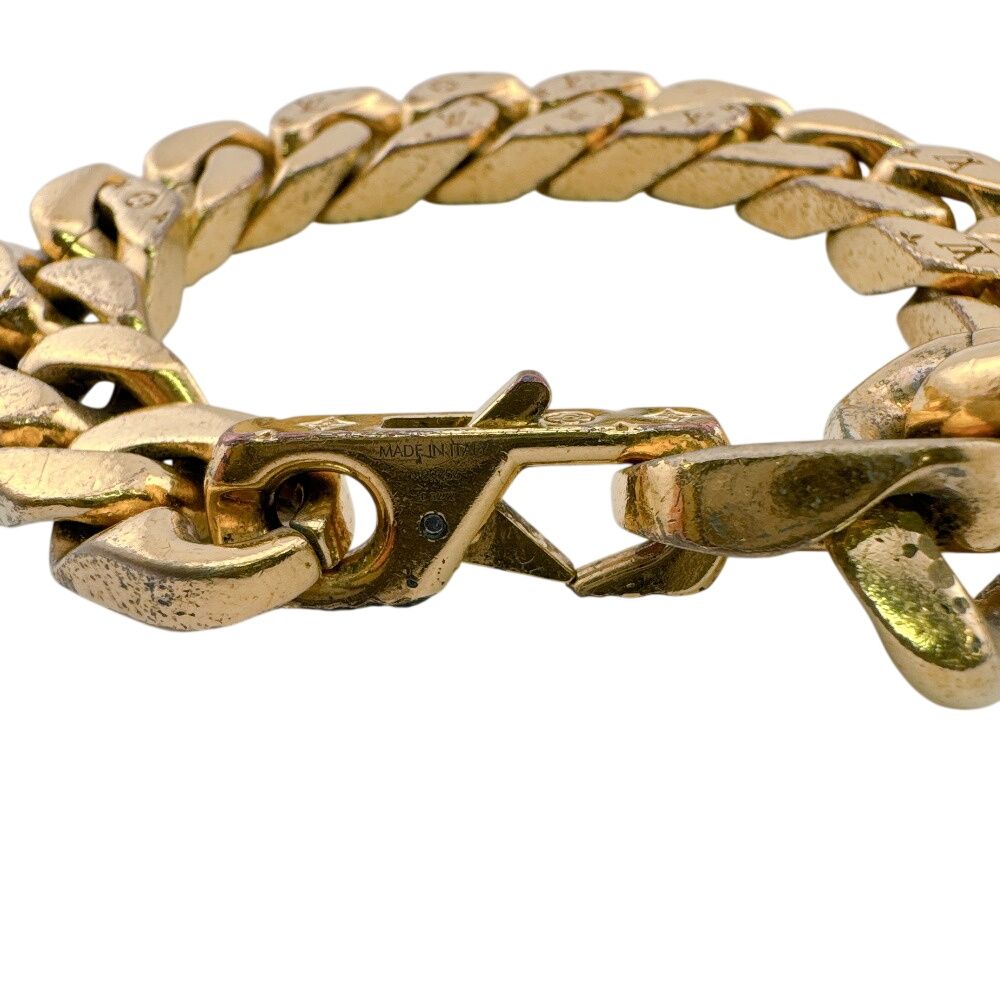 Louis Vuitton Bracelet Chain Links Monogram Bangle — view 5
