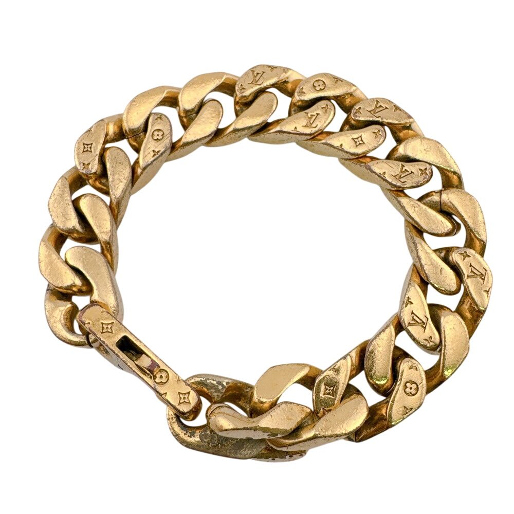 Louis Vuitton Bracelet Chain Links Monogram Bangle — view 2