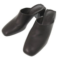Hermes Christie 38 Leather Black Sandals