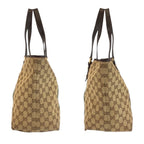 Gucci Sherry Line Beige Brown Gold GG Canvas Tote Shoulder — view 8